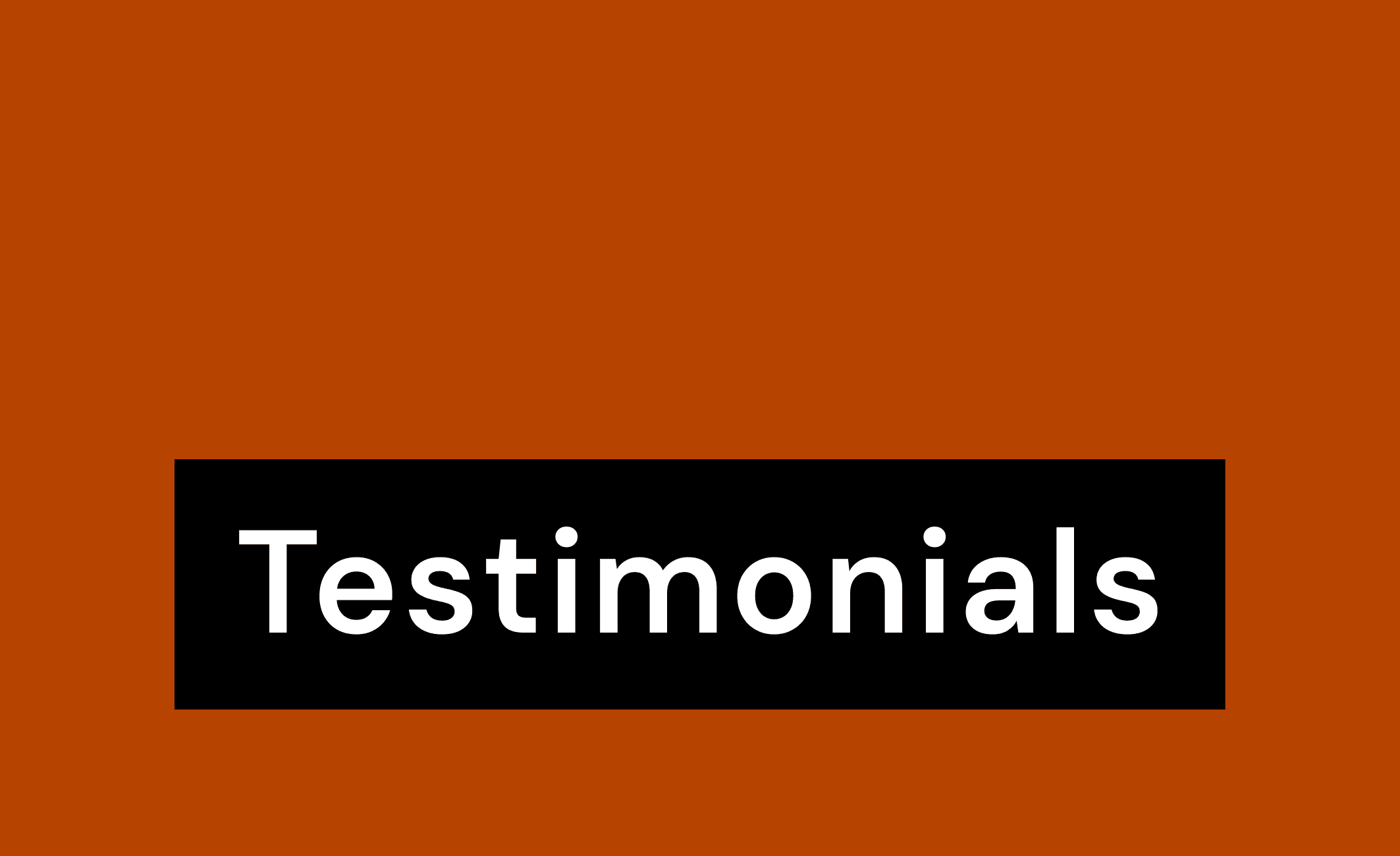 white text orange background 